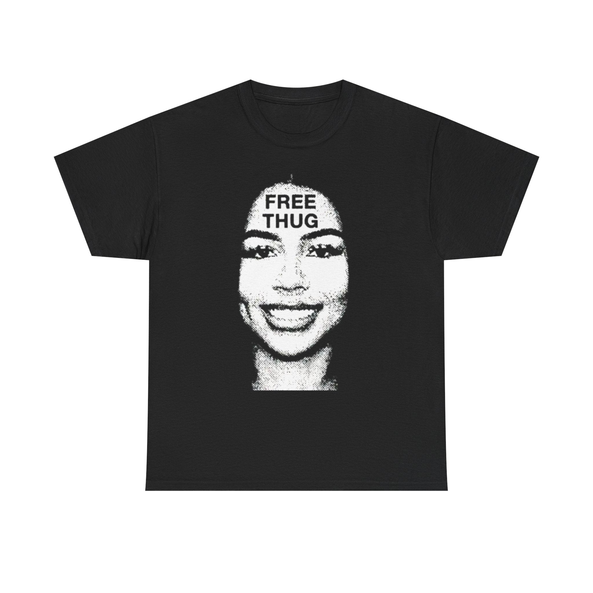 FREE THUG GRAPHIC T-SHIRT